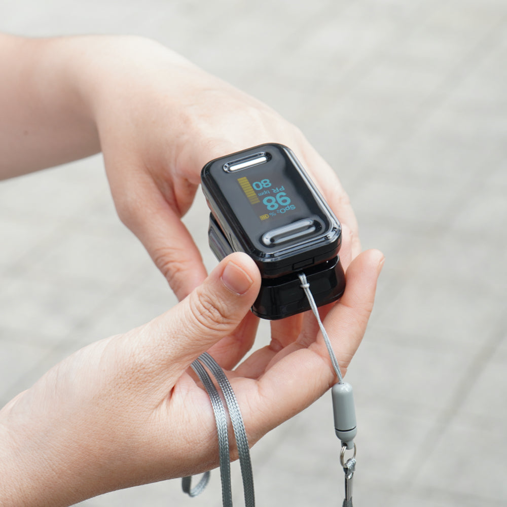 How to Use the Blaux Oxi Level Finger Pulse Oximeter