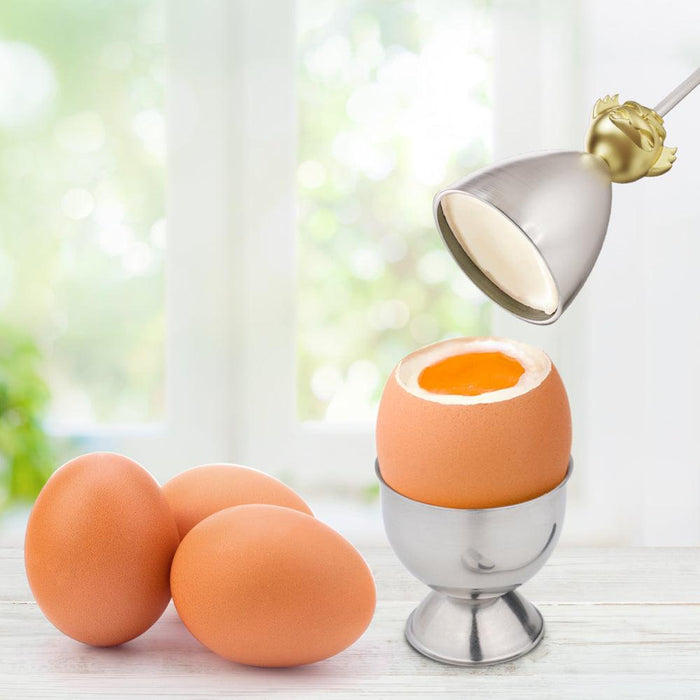 Visland Egg Cup Holder for Soft Boiled Eggs Stainless Steel Egg